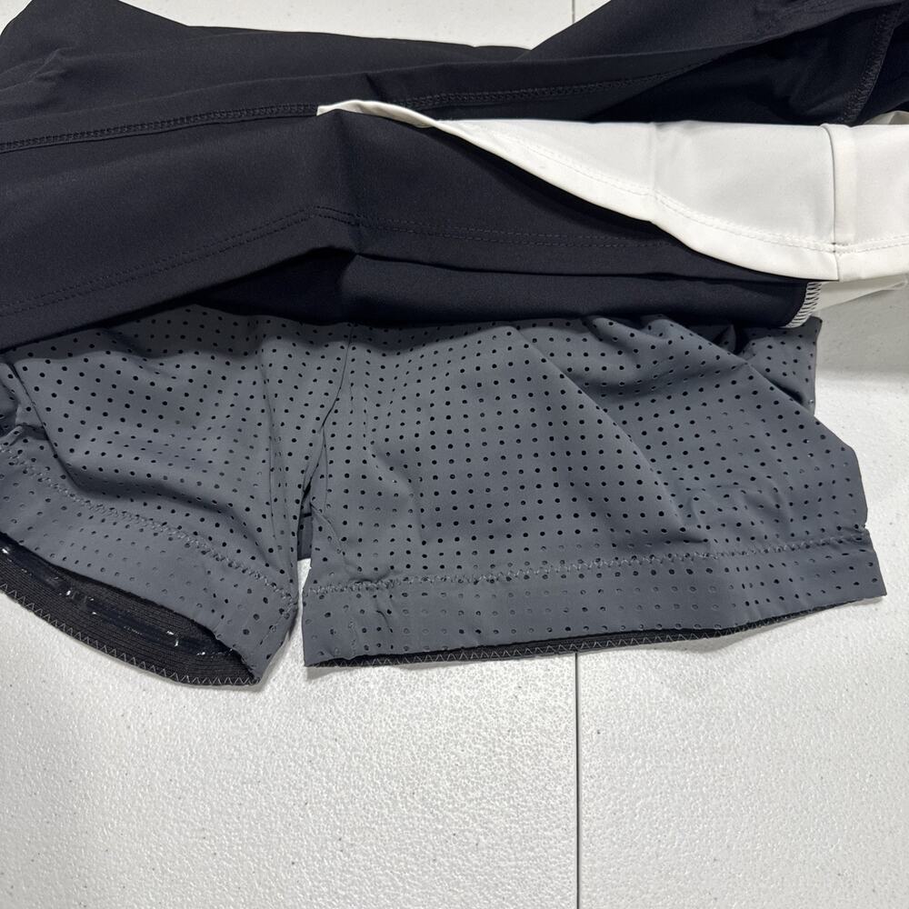 Kinona Wrap It Up Golf Tennis Athletic Skort Women Skirt XXS Black White Sports - Picture 6 of 11
